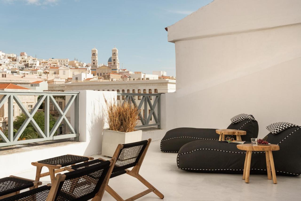 Syros Soul Luxury Suites Ermoupoli Esterno foto