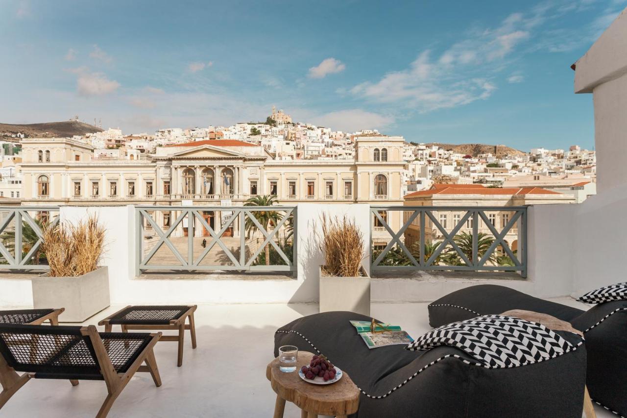 Syros Soul Luxury Suites Ermoupoli Esterno foto