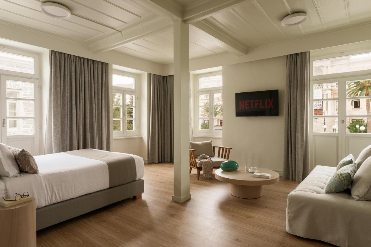 Syros Soul Luxury Suites Ermoupoli Esterno foto